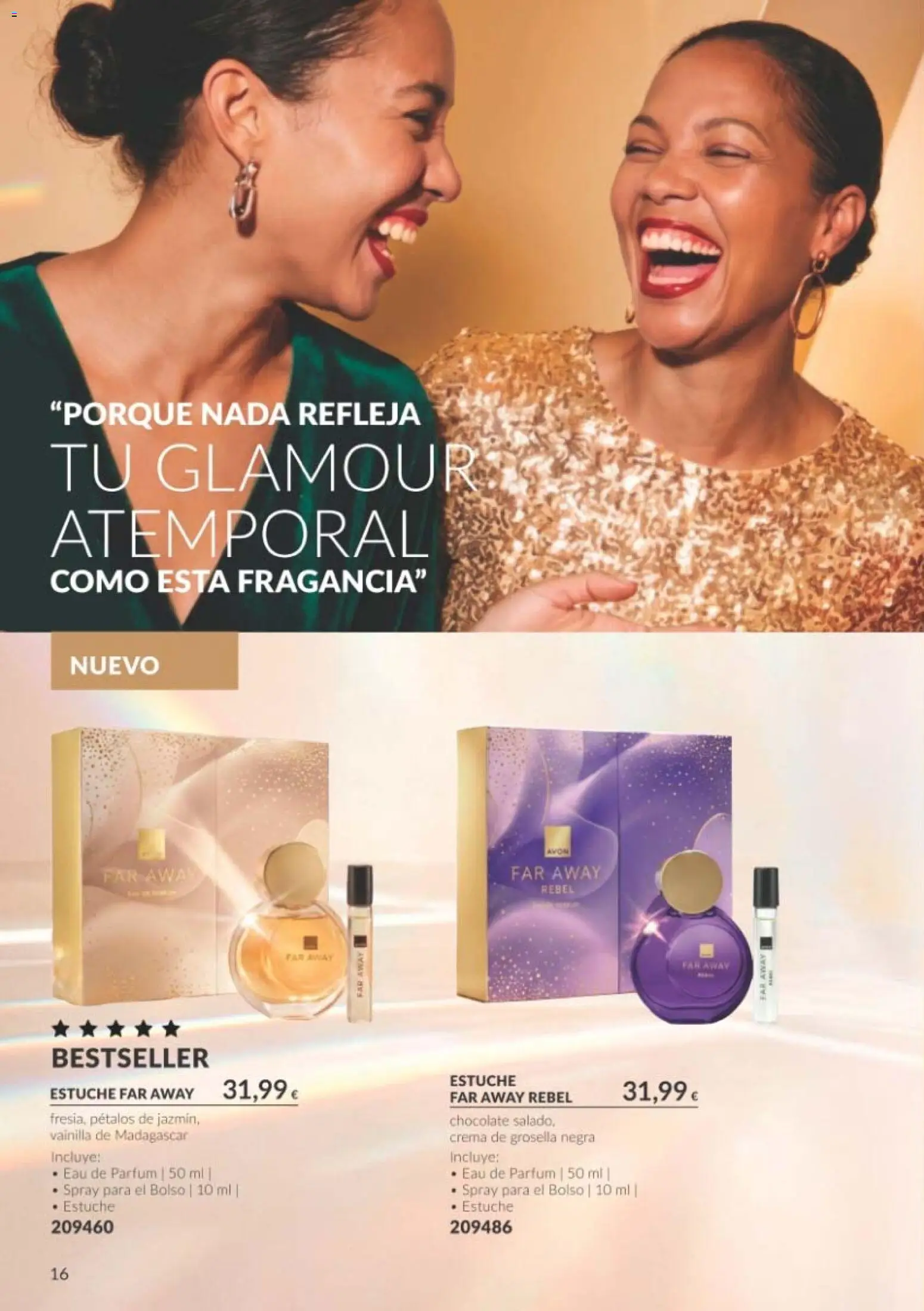 Catálogo AVON Black Friday │ válido desde el 01/11/2026 | Página: 16 | Productos: Fragancia, Chocolate, Bolso, Vainilla