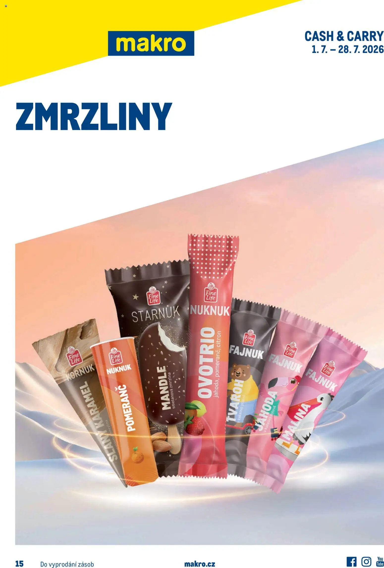 Makro leták - Zmrzliny od 01.07.2026 | Strana: 1