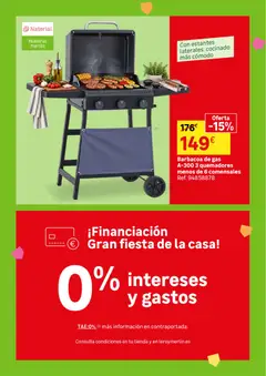 Vista previa Leroy Merlin catálogo válido desde el 29/09/2026 | Página: 105 | Productos: Barbacoa de gas, Barbacoa