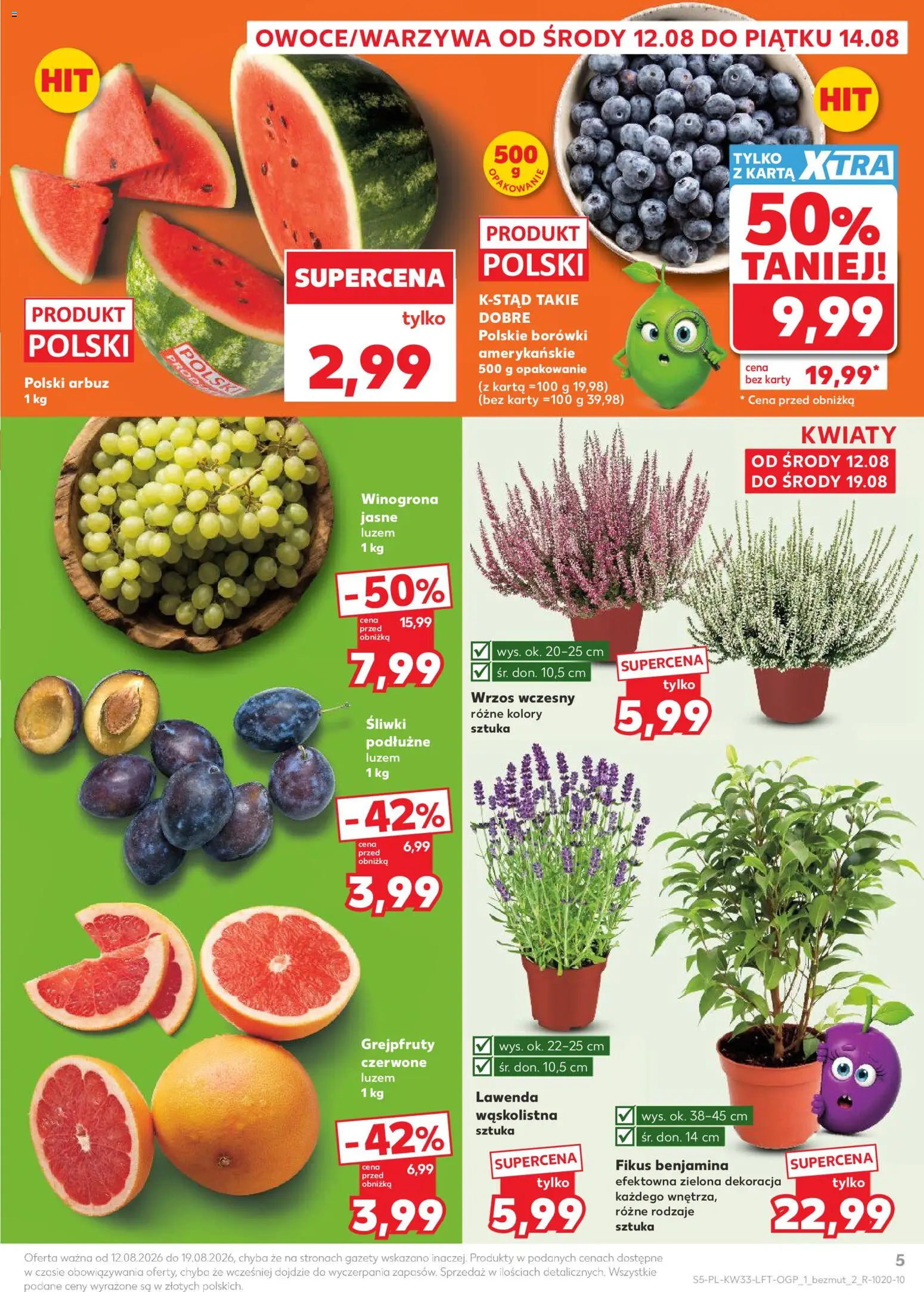 Kaufland Polsko leták od 12.08.2026 | Strana: 5 | Produkty: Karty
