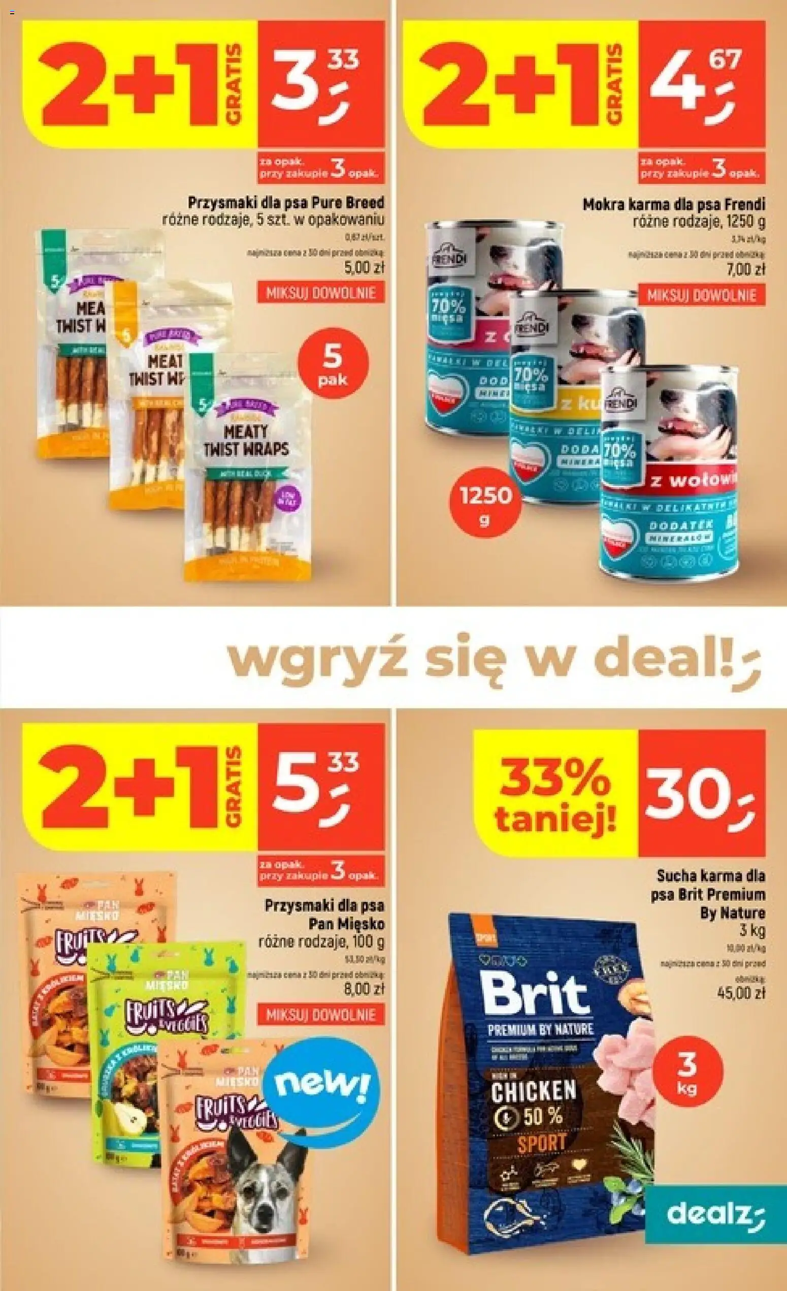 Dealz gazetka od 17.09.2026 | Strona: 41 | Produkty: Karma dla psa, Przysmaki dla psa, Karma