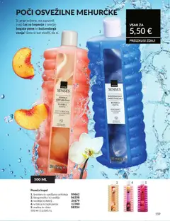 Avon katalog akcije – veljaven od 30.06.2026 | Stran: 159 | Izdelki: Kopel, Peneča kopel, Ribez, Breskev