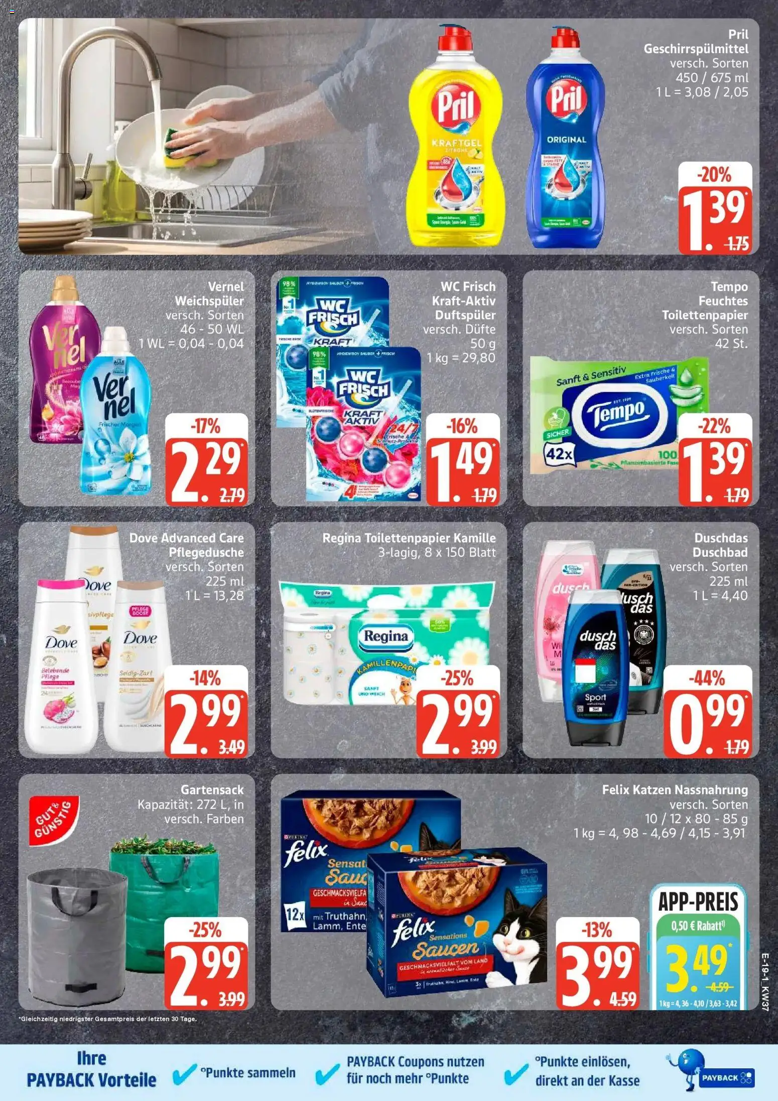 Edeka Prospekt Elmshorn (ab 07.09.2026) » Angebote Online | Seite: 24 | Produkte: Weichspüler, Duschdas, Ente, Toilettenpapier