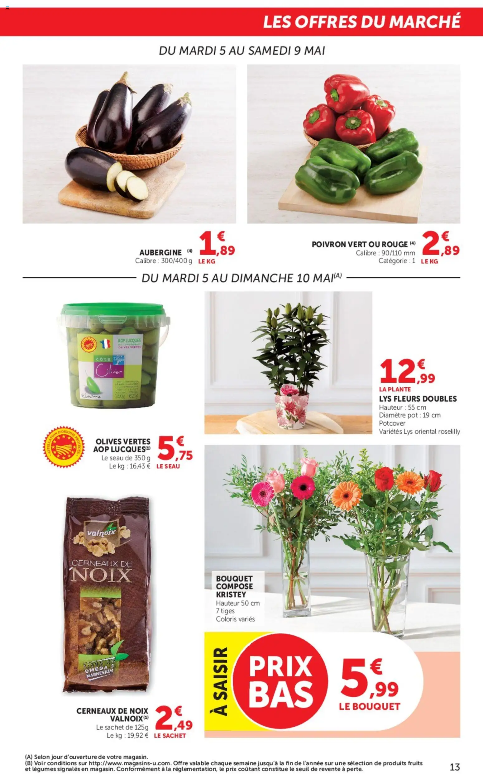 {H1} | Page: 13 | Produits: Olives, Aubergine, Poivron, Olivier