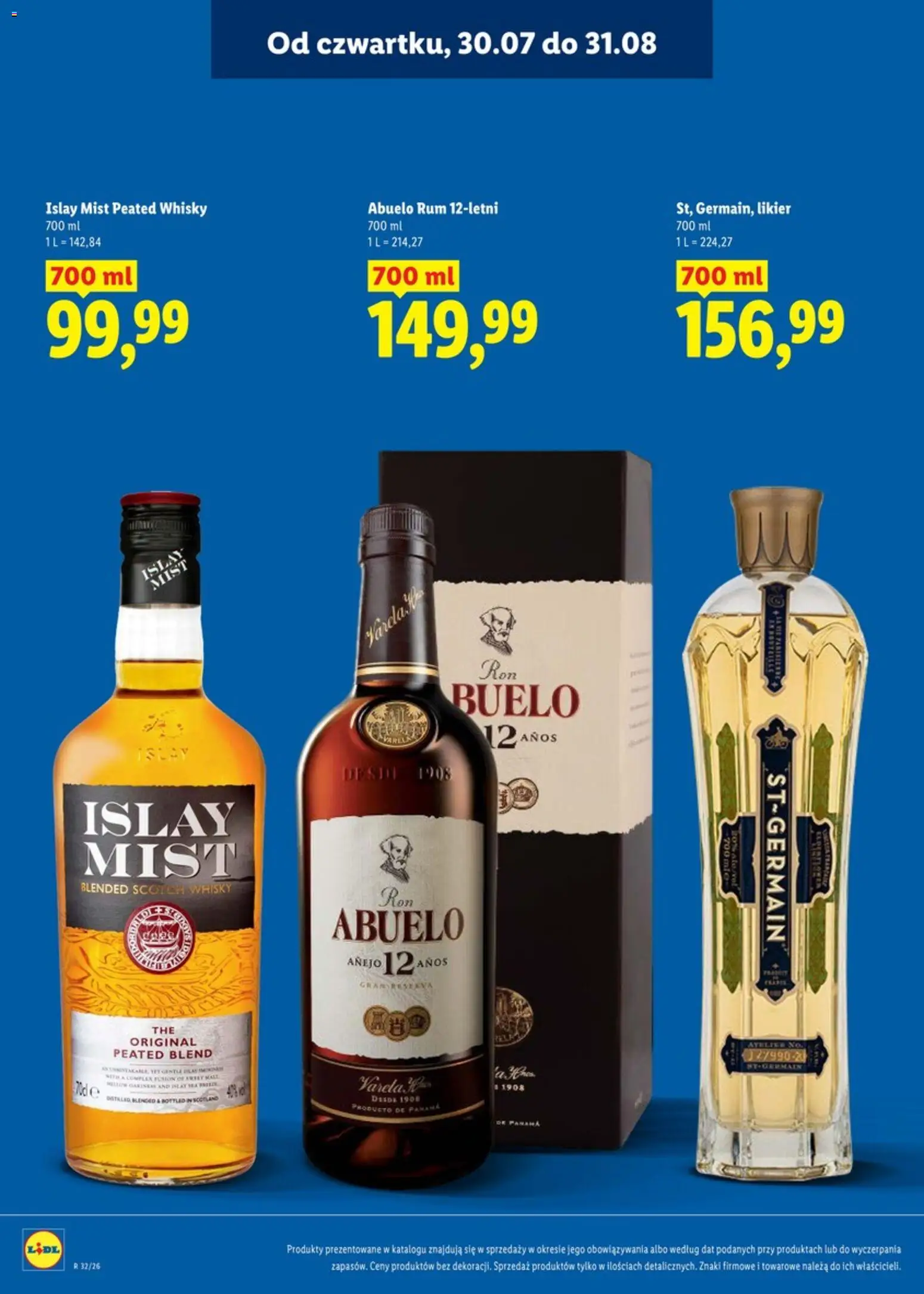 Lidl Katalog alkoholi i win od 30.07.2026 | Strona: 7 | Produkty: Rum, Whisky