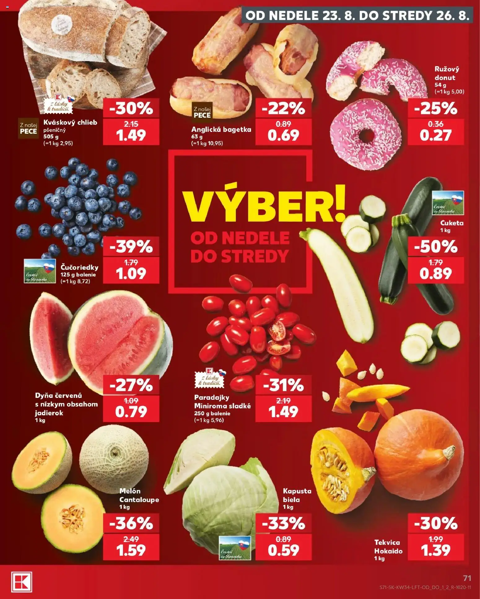 Kaufland SK akciós ujság - amely érvényes a következő dátumtól: 2026.08.20. | Oldal: 71