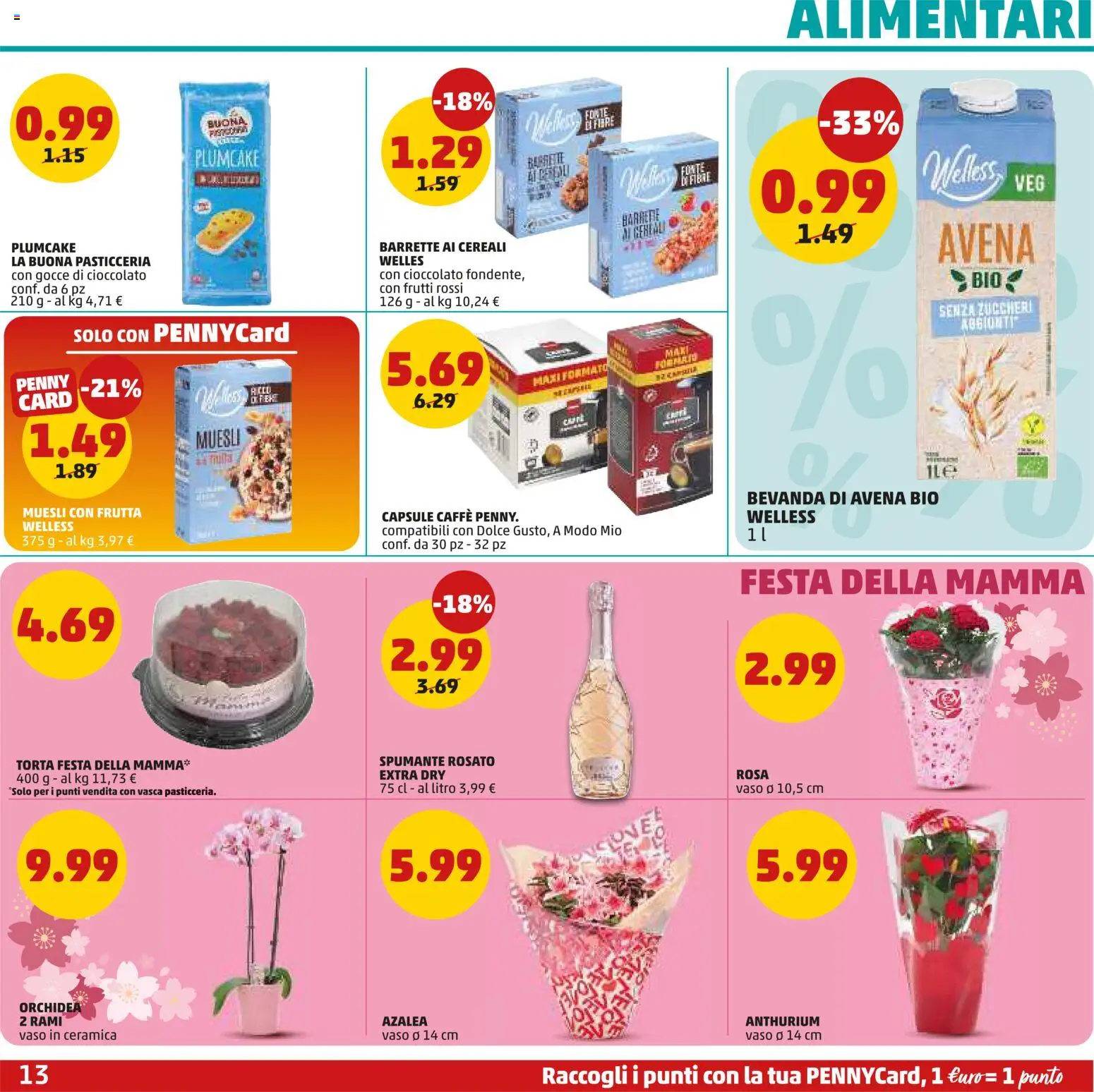 Volantino PENNY del 07.05.2026 | Pagina: 13 | Prodotti: Muesli, Cereali, Orchidea, Vaso