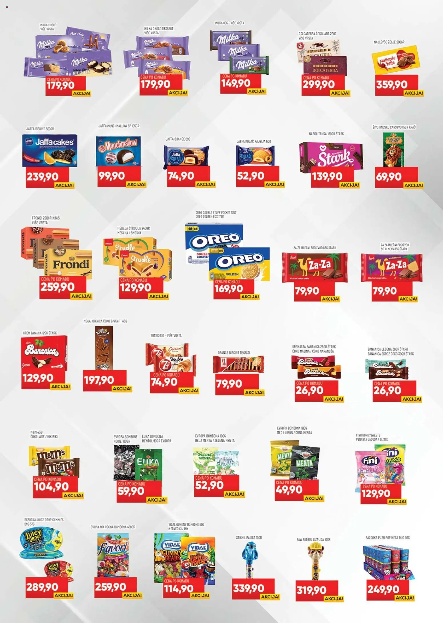 Medius katalog - važi od 07.04.2026 | Strana: 21 | Proizvode: Banana, Keks, Oreo, Čokolada