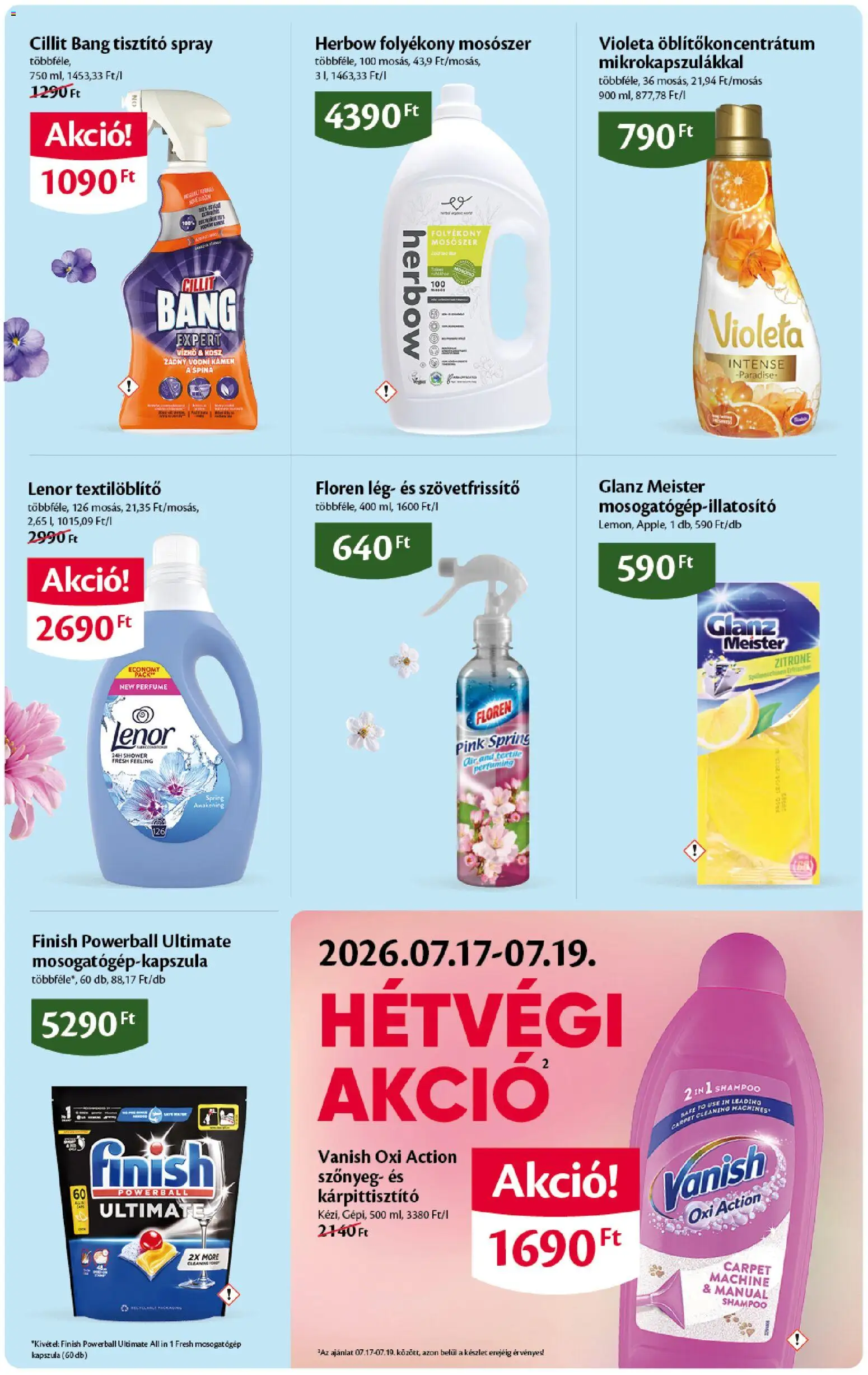 EcoFamily akciós ujság - amely érvényes a következő dátumtól: 2026.07.09. | Oldal: 14 | Termékek: Mosogatógép, Szőnyeg, Mosószer, Mosogatógép kapszula