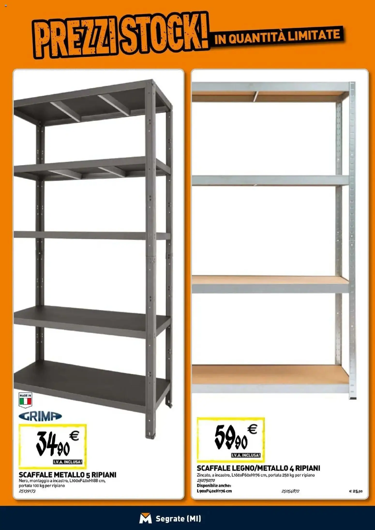 Volantino TECNOMAT del 29/10/2026 | Pagina: 17 | Prodotti: Ripiano, Scaffale