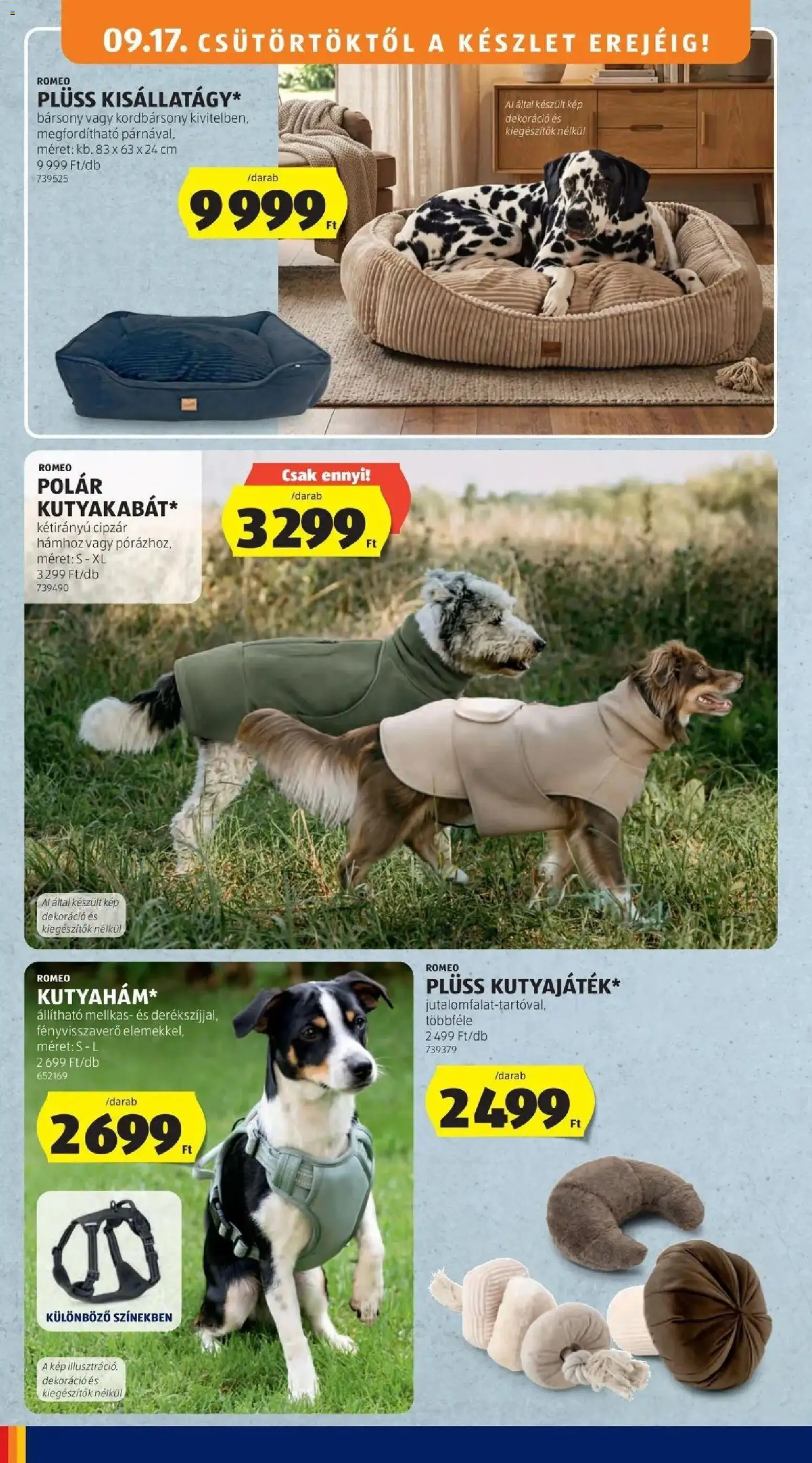 Aldi aktuális akciós újság - 2026.09.17. -tól/töl > akció, lapozható szórólap 🛍️ | Oldal: 30 | Termékek: Plüss, Dekoráció