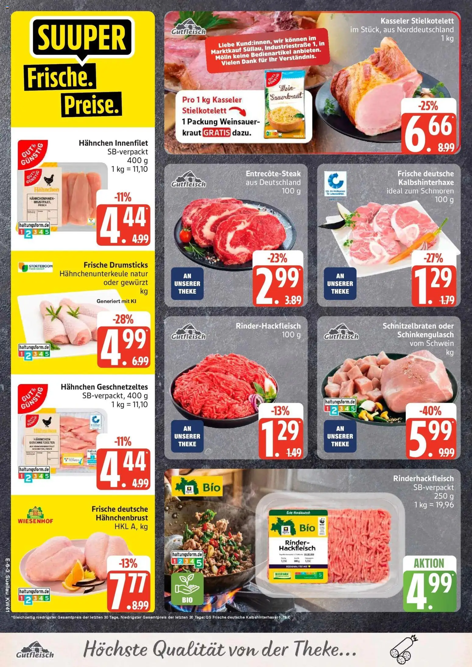 Edeka Prospekt Lübeck (ab 05.10.2026) » Angebote Online | Seite: 7 | Produkte: Kraut, Wein, Hackfleisch, Hahnchenbrust