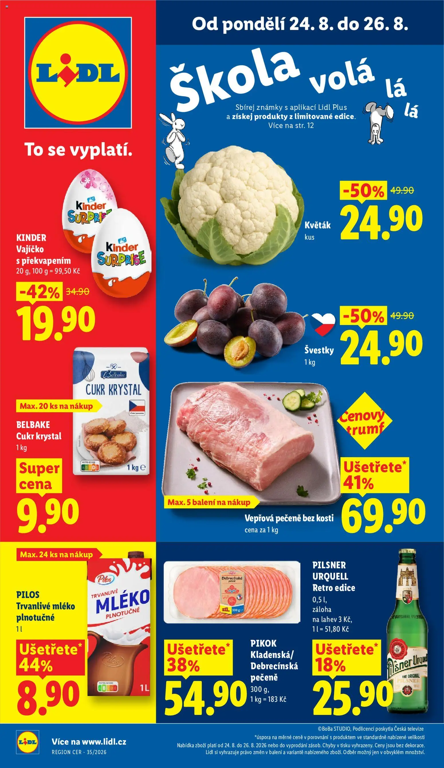Lidl leták od 24.08.2026 | Strana: 1