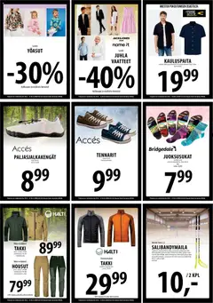 Tuuri-mainoslehti voimassa 20.05.2026 alkaen | Sivu: 21 | Tuotteet: Kauluspaita, Paljasjalkakengät, Vaatteet, Housut