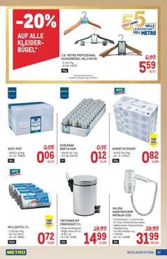Metro angebote Profi ab 15.05.2026 gültig | Seite: 57 | Produkte: Haartrockner, Kleiderbügel, Seife