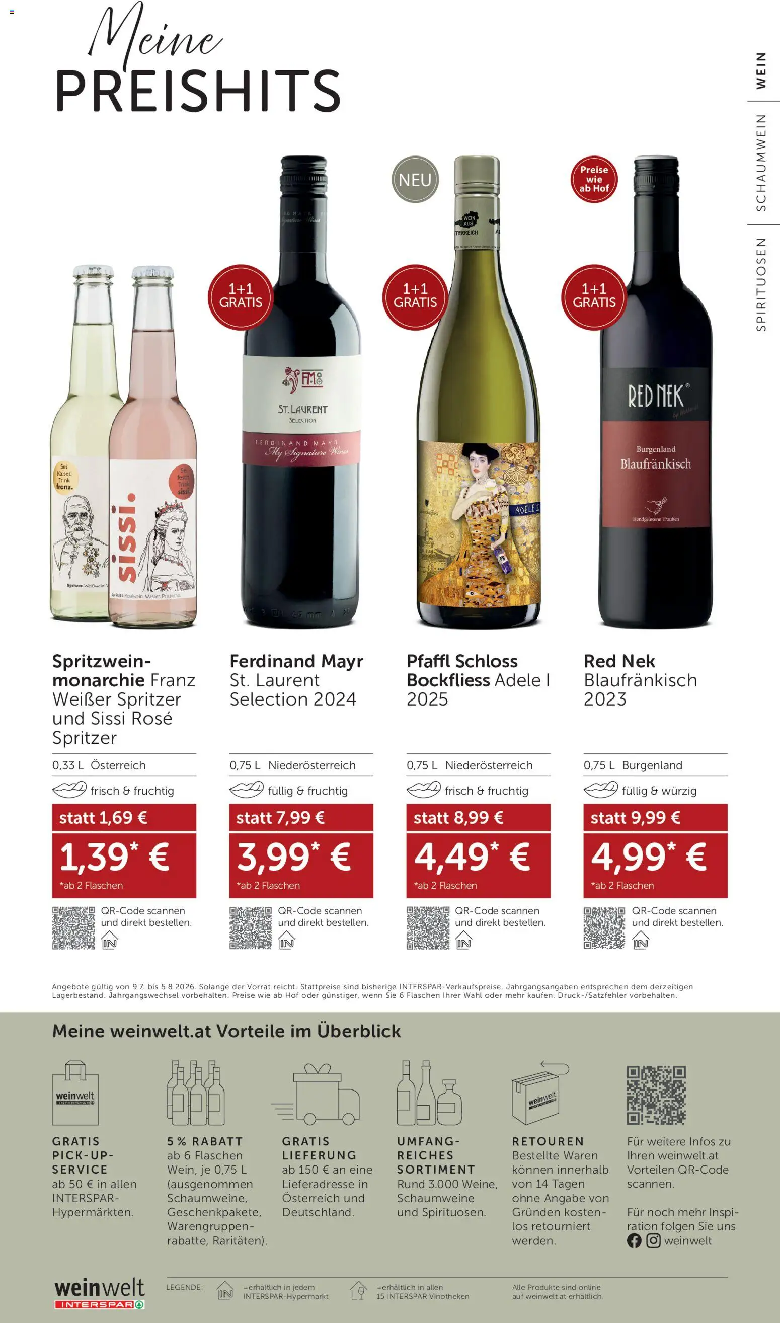Interspar Wein Welt gültig ab 09.07.2026 | Seite: 24 | Produkte: Wein