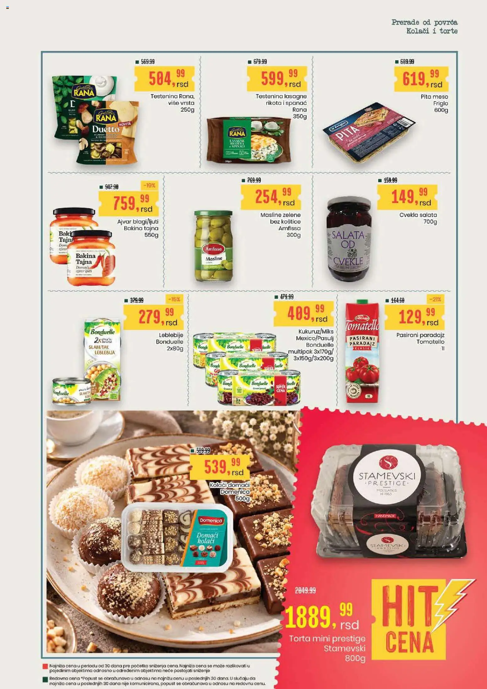 Aroma Market katalog - važi od 17.09.2026 | Strana: 21 | Proizvode: Masline, Salata, Cvekla, Pita