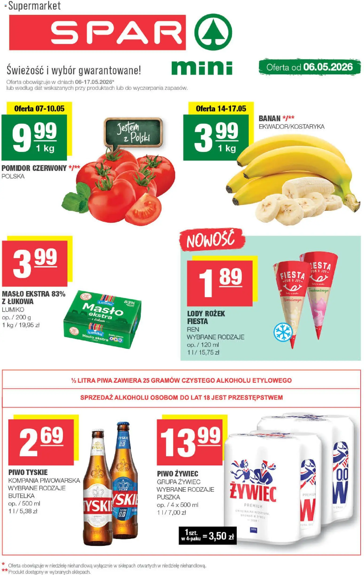 Spar gazetka - Mini od 06.05.2026 | Strona: 1
