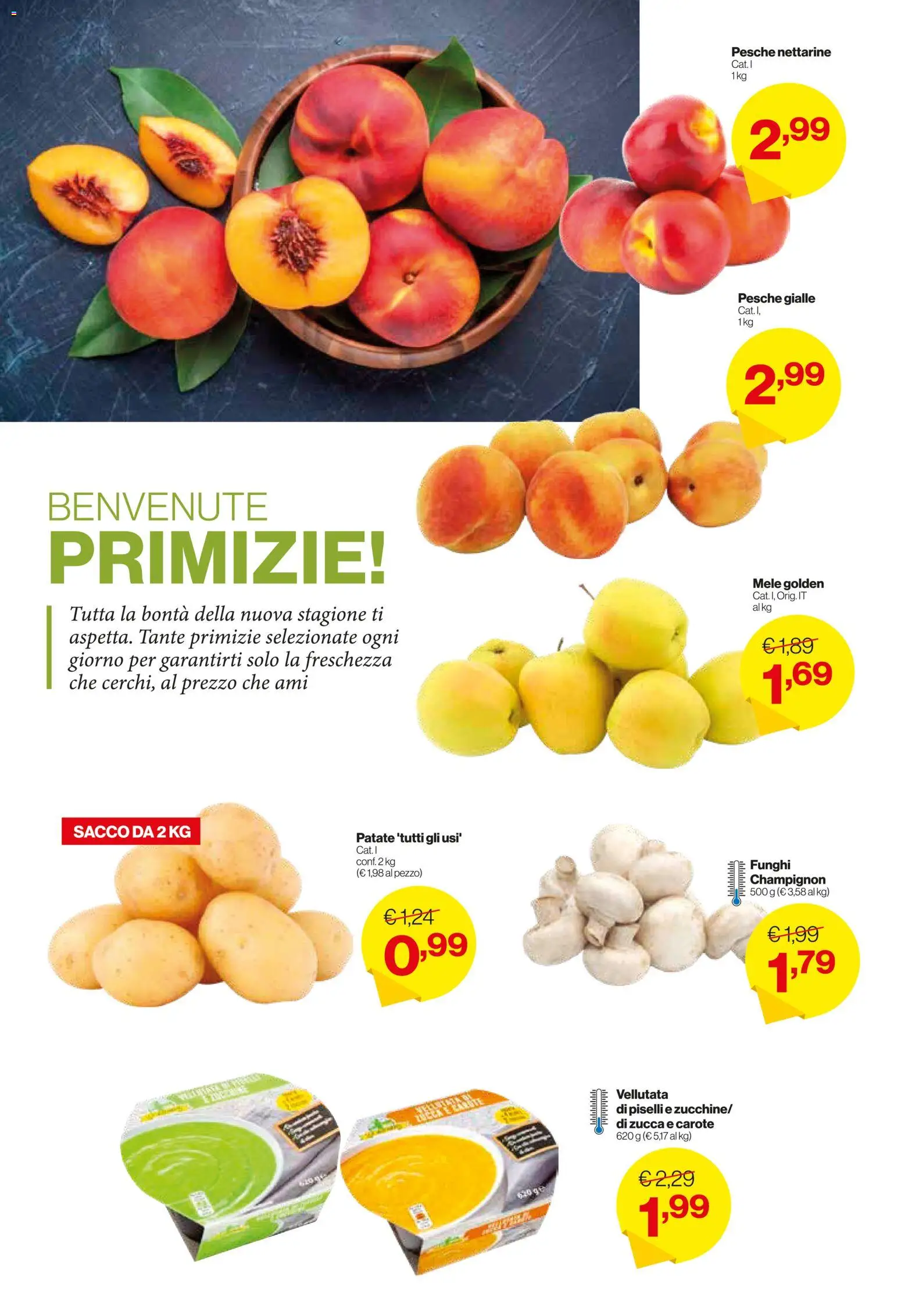 Volantino IN's del 20.05.2026 | Pagina: 12 | Prodotti: Mele, Patate, Funghi, Piselli