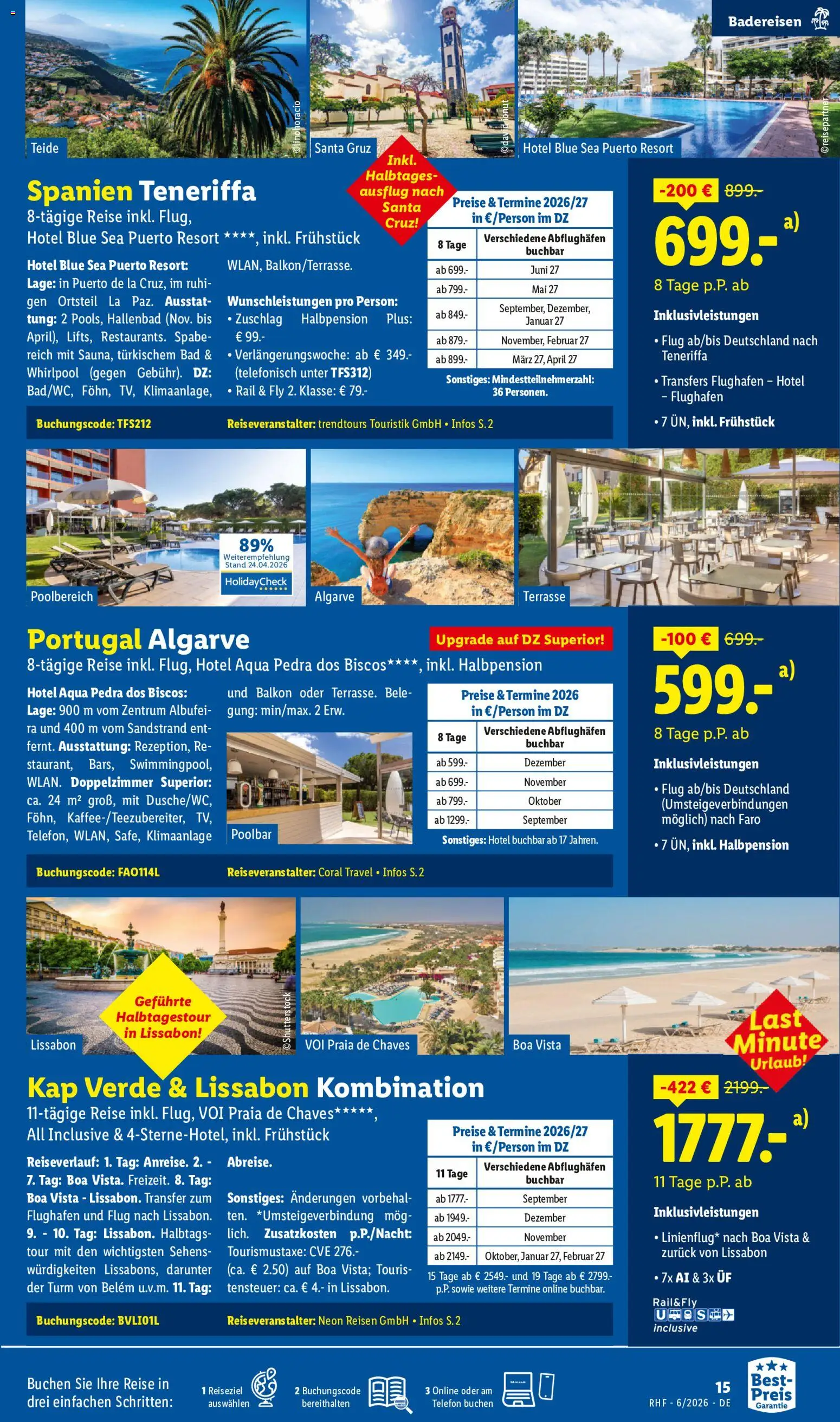 Lidl Reisen Prospekt – gültig ab 30.05.2026 | Seite: 15 | Produkte: Klimaanlage, Coral, Bad, Telefon