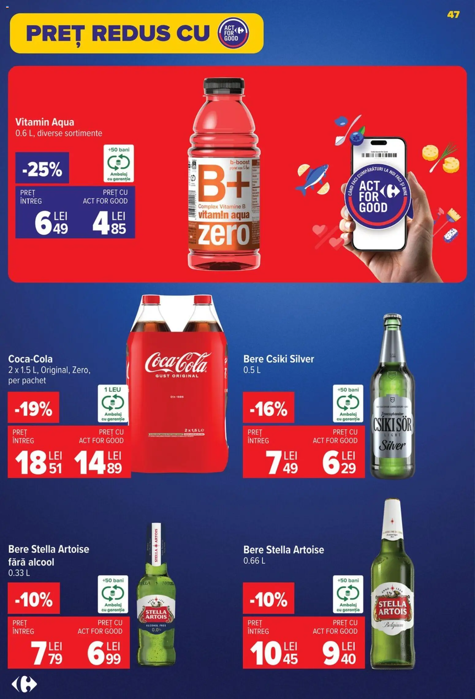 Noul catalog Carrefour – valabil de la 17.06.2026 | Pagină: 46 | Produse: Bere