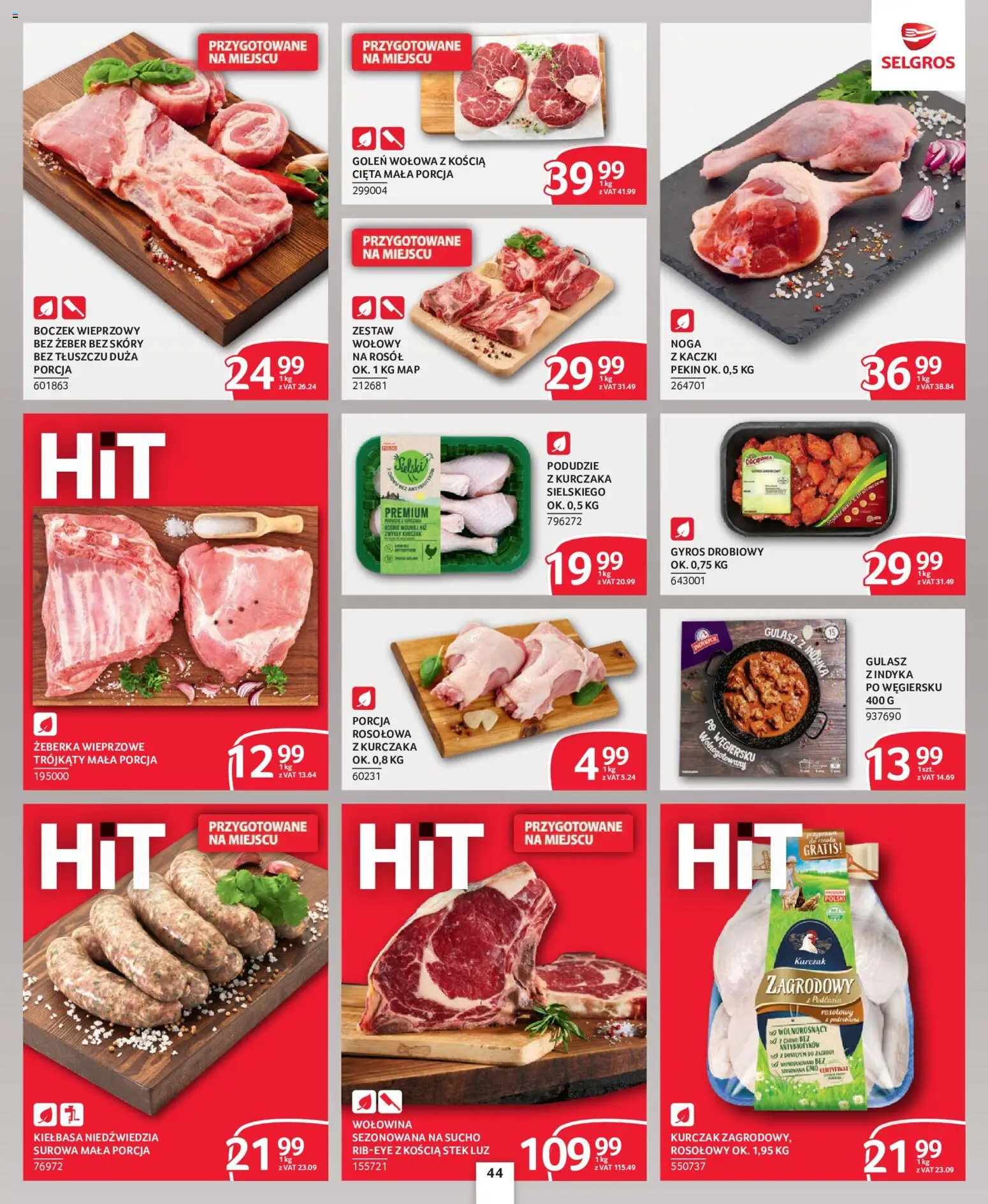 Selgros cash&carry gazetka - Oferta dla profesjonalistów od 08.10.2026 | Strona: 40 | Produkty: Żeberka, Żeberka wieprzowe, Kurczak, Boczek