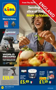 Preview of Weekly offers Lidl valid from 03/09/2026