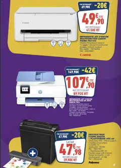 Bureau Vallée - Prévisualisation de Bureau Vallée catalogue valide à partir de 19/10/2026 | Page: 2 | Produits: Imprimante, Plastifieuse, Corbeille