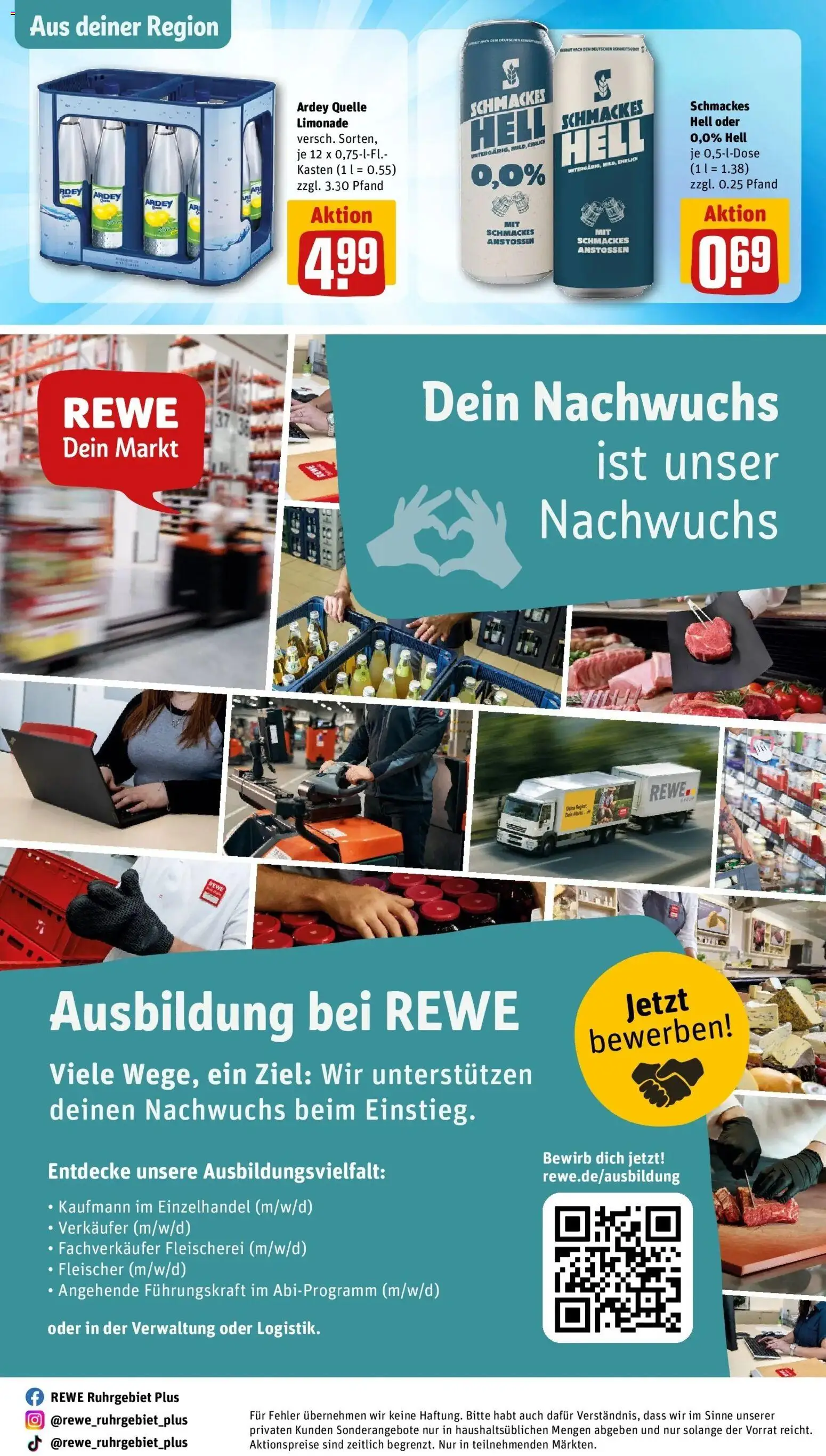 REWE Prospekt ab 19.10.2026 zum Blättern » Angebote | Seite: 34 | Produkte: Limonade