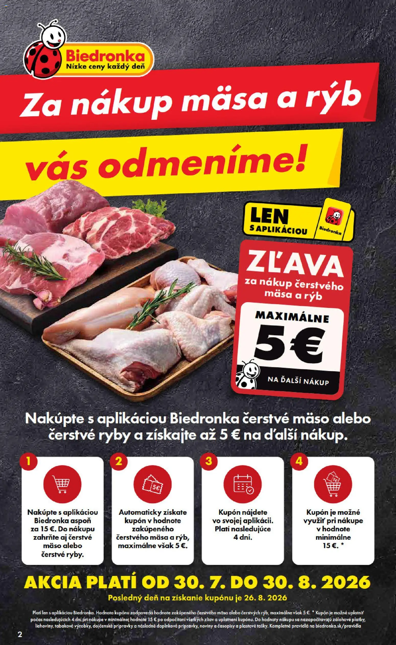 Nové Biedronka akcie – leták je platný od 13.08.2026 | Strana: 2