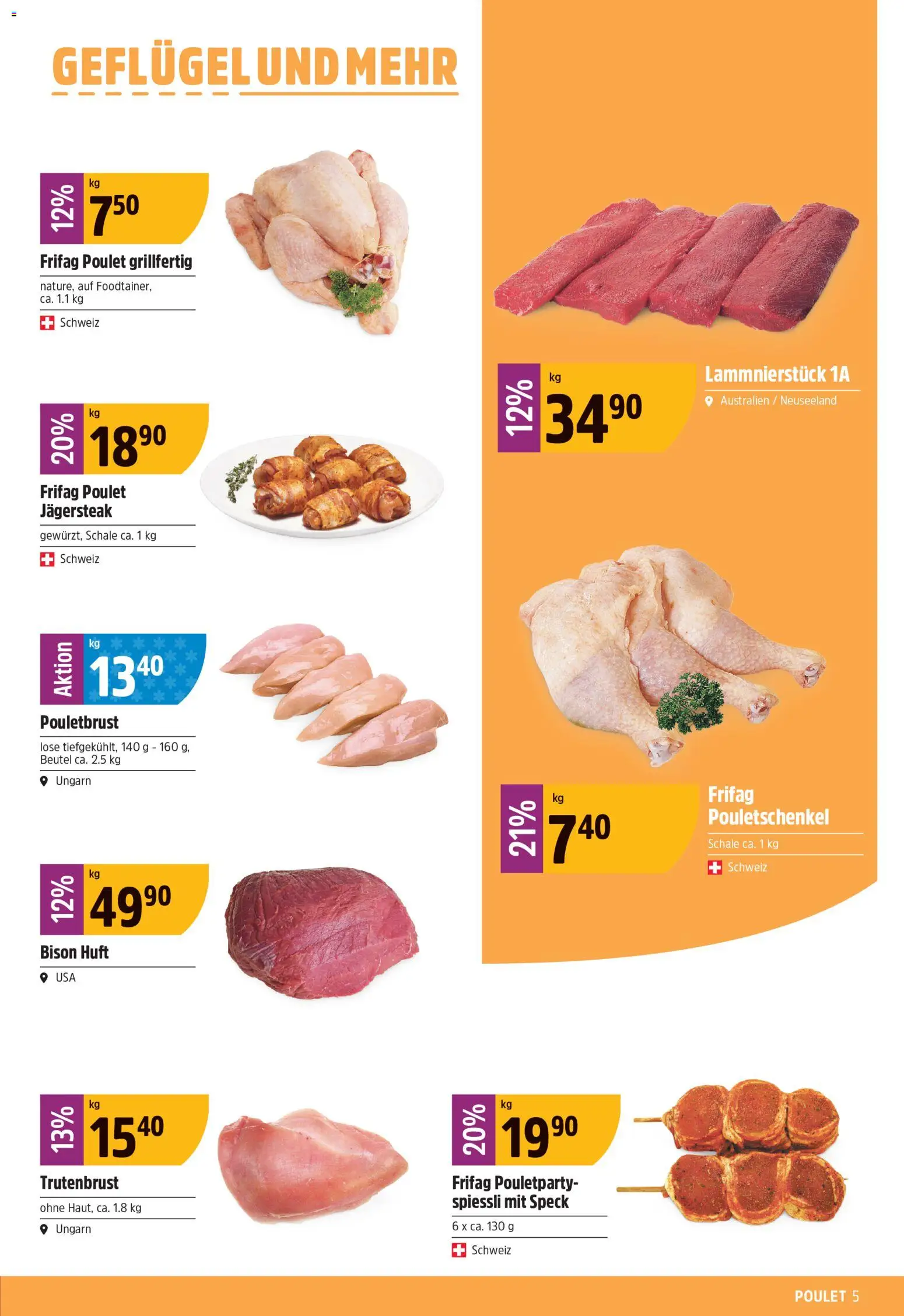 TopCC aktionen – gültig ab 17.08.2026 | Seite: 5 | Produkte: Pouletbrust