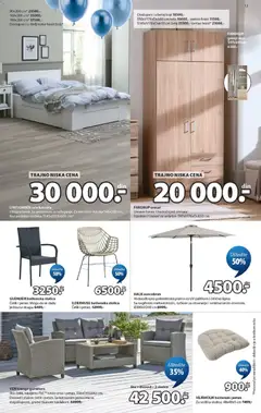 HALK suncobran, Vodoodbojno poliestersko platno sa UV-zaštitom i čelična šipka. Sa nagibnim mehanizmom, ručkom za otvaranje i ventilacionim otvorom. Ø300xV248 cm 8999,- - pregled Jysk kataloga - važi od 02.09.2026 | Strana: 13