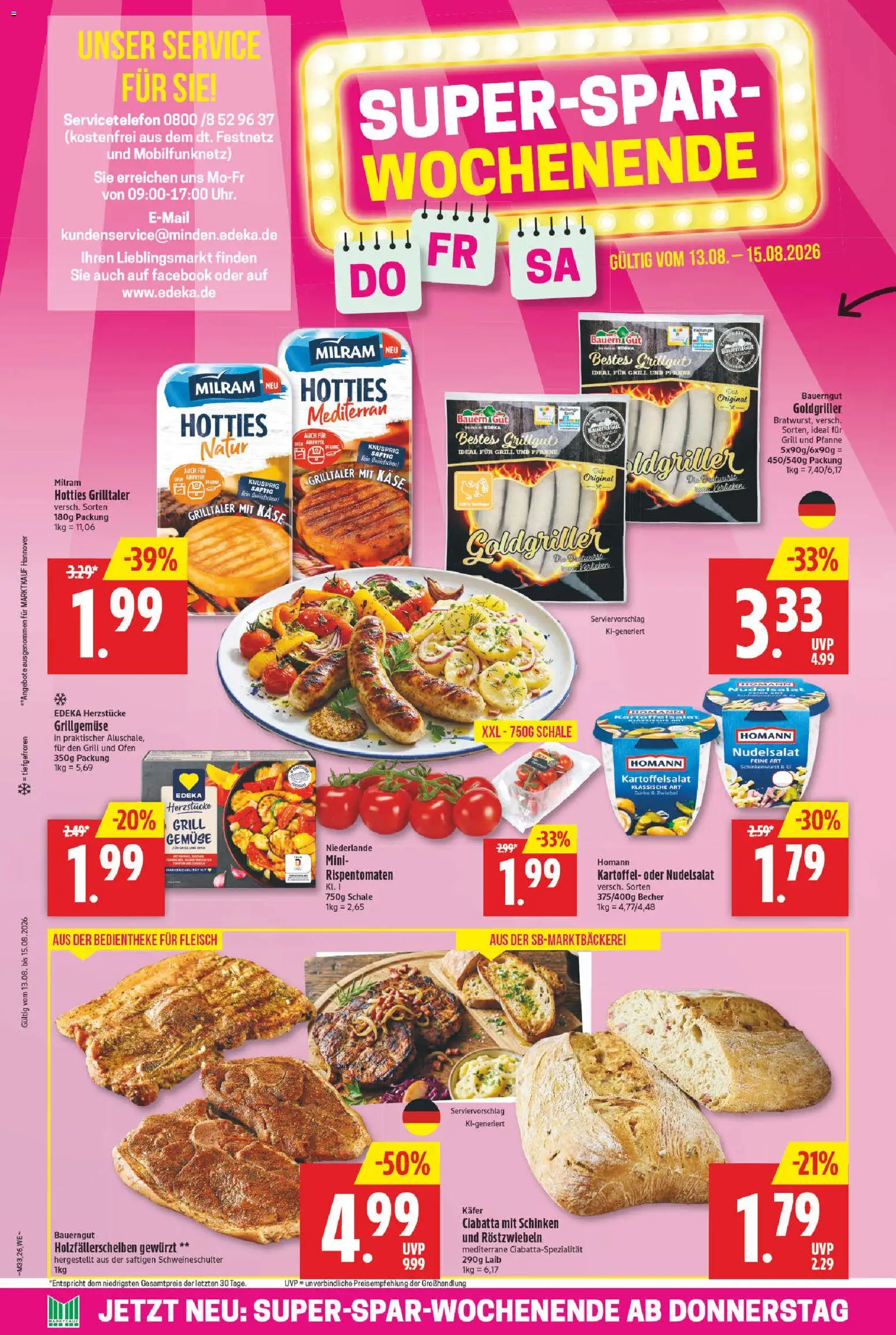 Marktkauf Prospekt – gültig ab 10.08.2026 | Seite: 26 | Produkte: Ofen, Käse, Milram, Schinken