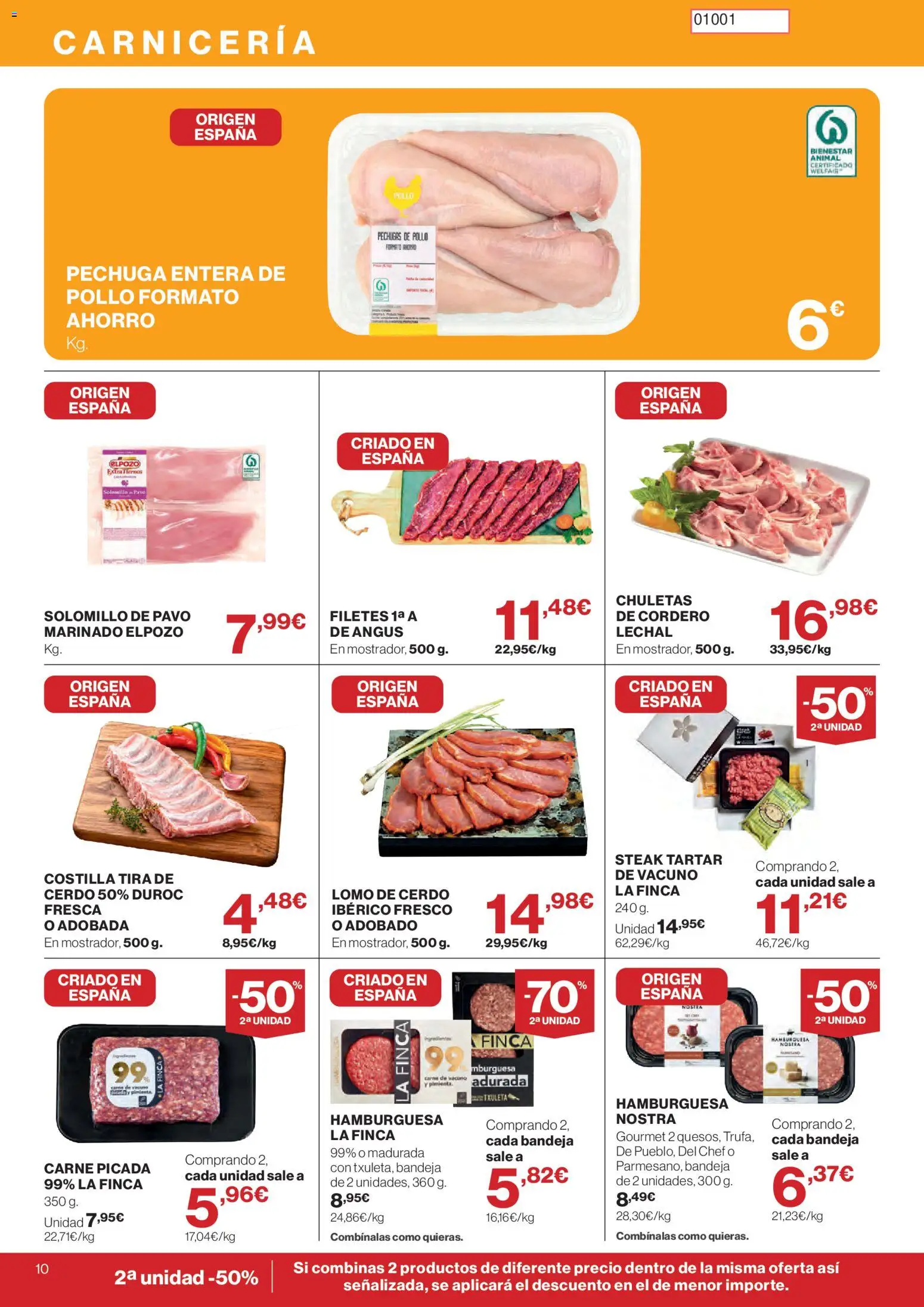 Hipercor catálogo │ válido desde el 30/07/2026 | Página: 10 | Productos: Cerdo, Φίλτρο καφέ, Σοκολατούχο γάλα, Bandeja