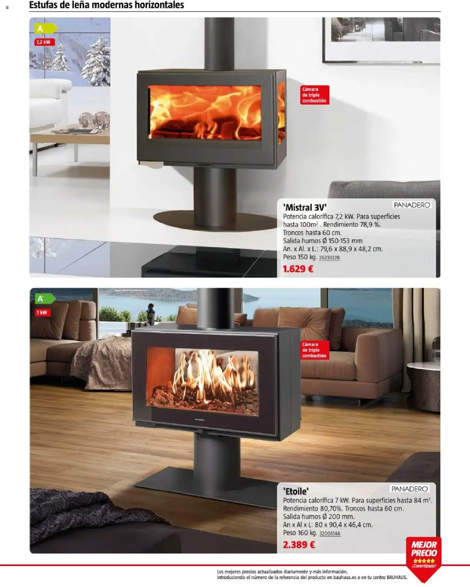 Bauhaus Calefacción │ válido desde el 29/09/2026 | Página: 35 | Productos: Cámara, Peso, Leña