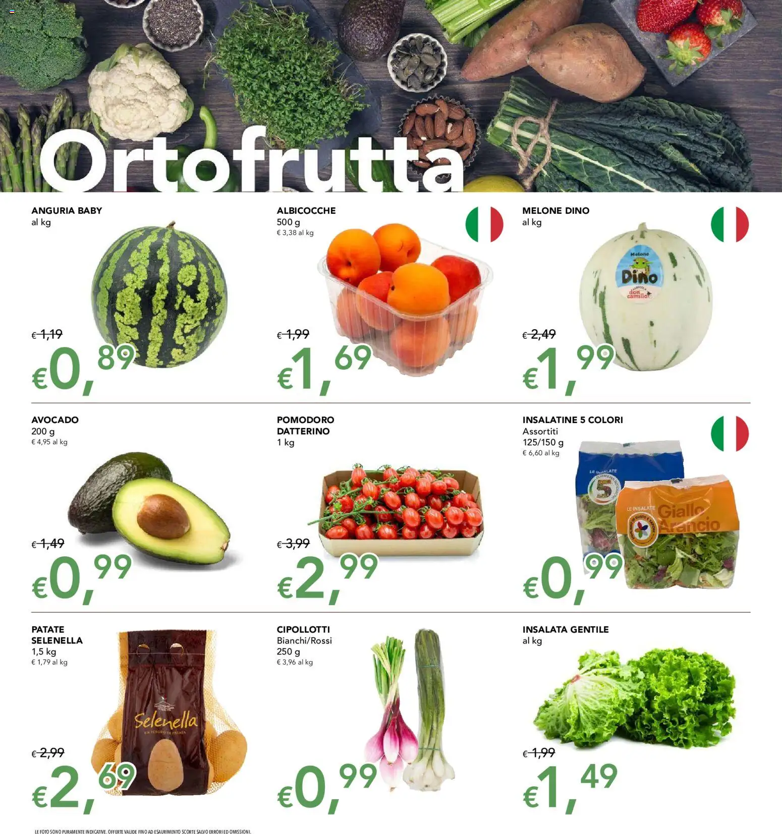Volantino Migross del 02/07/2026 | Pagina: 2 | Prodotti: Insalata, Patate, Pomodoro, Anguria