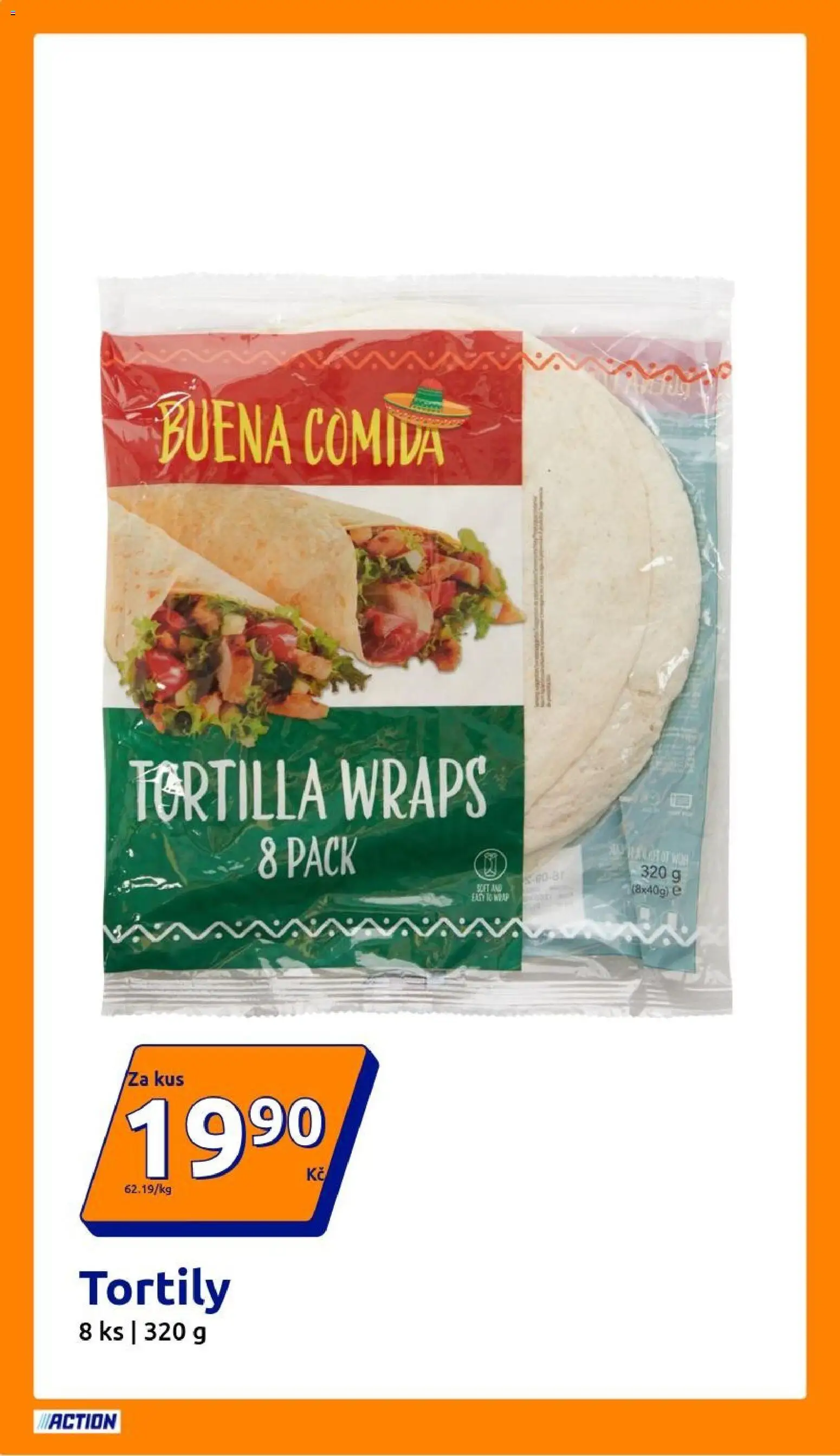Action leták od 19.08.2026 | Strana: 6 | Produkty: Tortilla wraps, Tortilla