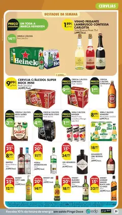 Pré-visualização Pingo Doce folheto válido de 25/08/2026 | Página: 27 | Produtos: Super bock, Maça, Vinho, Cerveja
