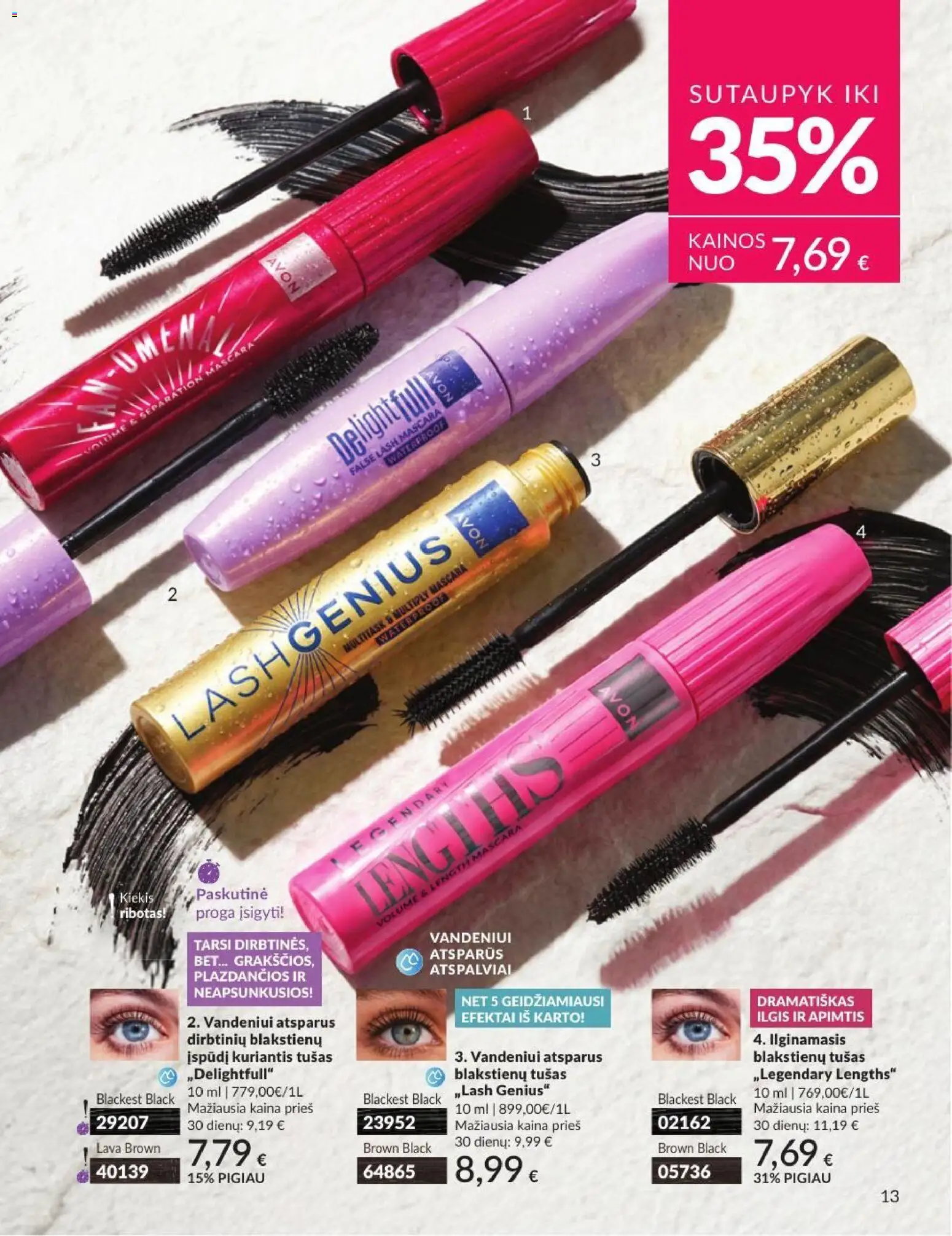 AVON akcijos nuo 2026.07.01 | Puslapis: 13 | Prekių: Tušas