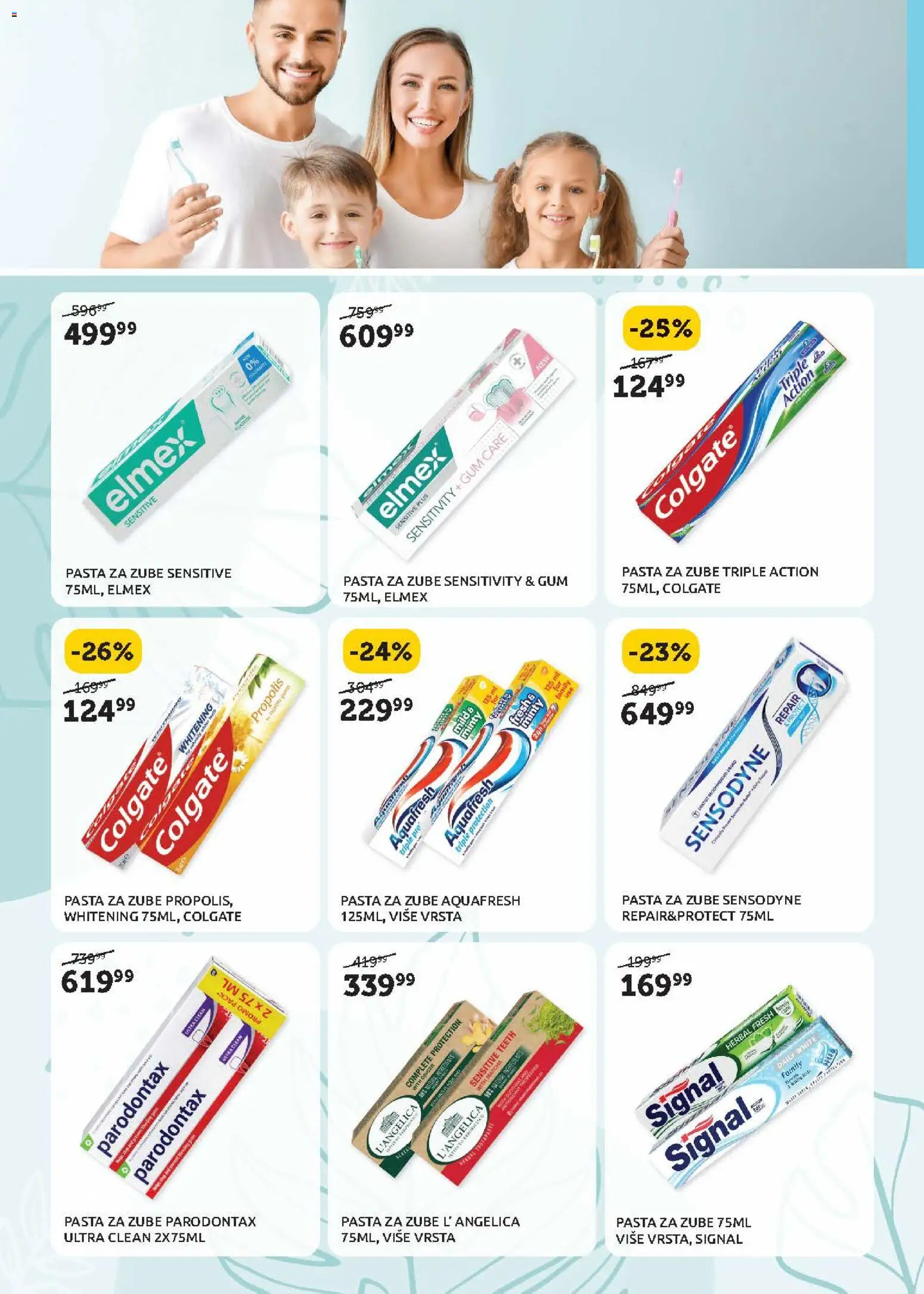 SuperVERO katalog - važi od 07.05.2026 | Strana: 12 | Proizvode: Colgate, Parodontax, Pasta za zube