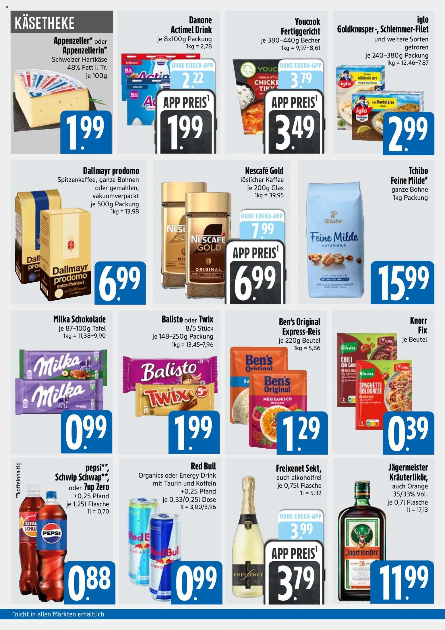 E xpress Prospekt – gültig ab 31.08.2026 | Seite: 2 | Produkte: Actimel, Milka schokolade, Twix, Nescafe gold