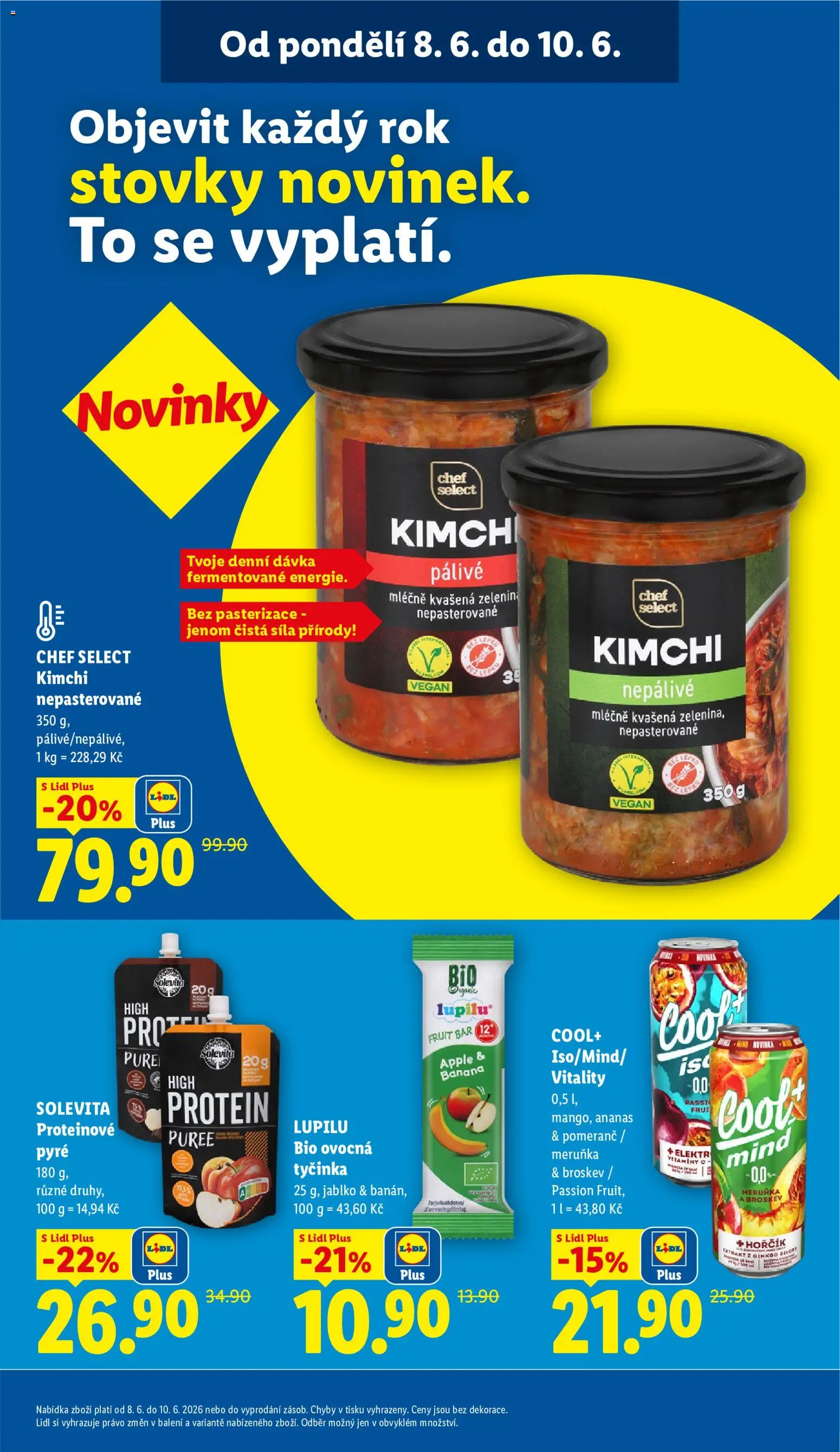 Lidl leták od 08.06.2026 | Strana: 27 | Produkty: Kimchi, Apple, Solevita, Protein