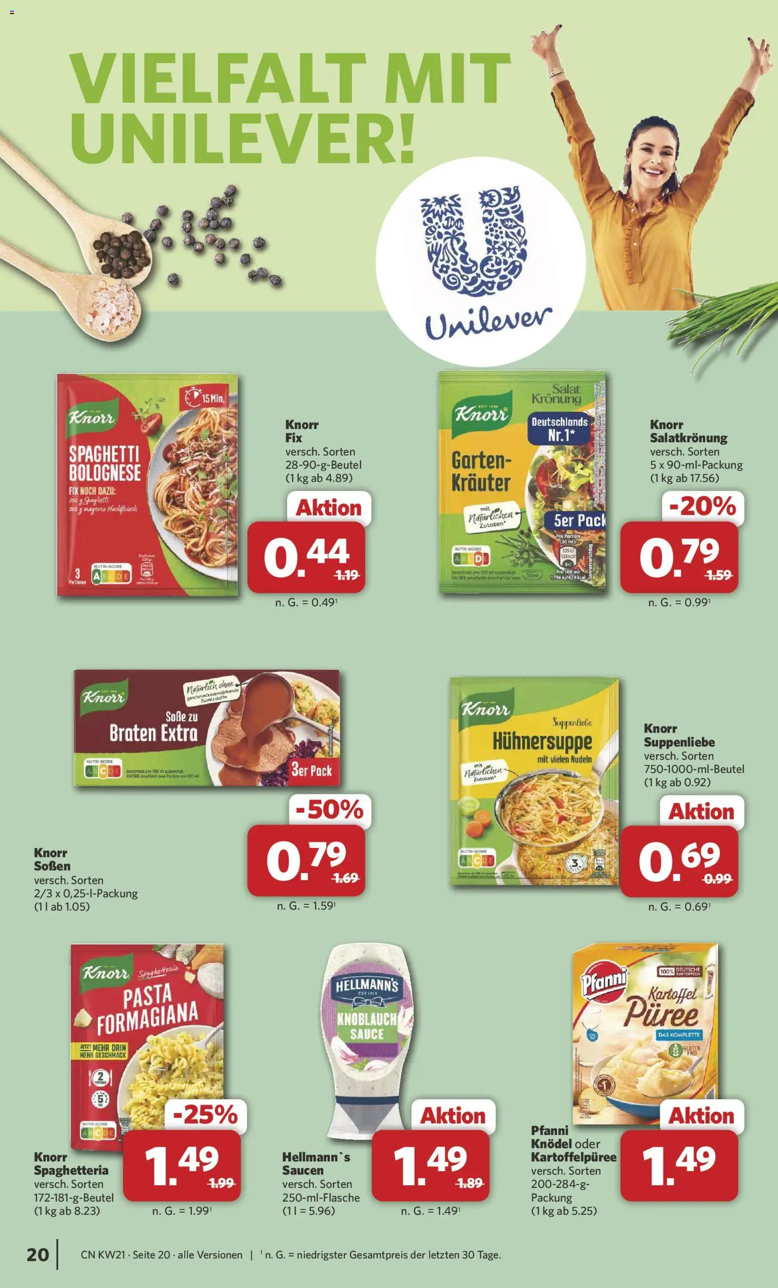 Combi Prospekt 	 – gültig ab 18.05.2026 | Seite: 20 | Produkte: Knoblauch, Pasta, Salat, Hackfleisch