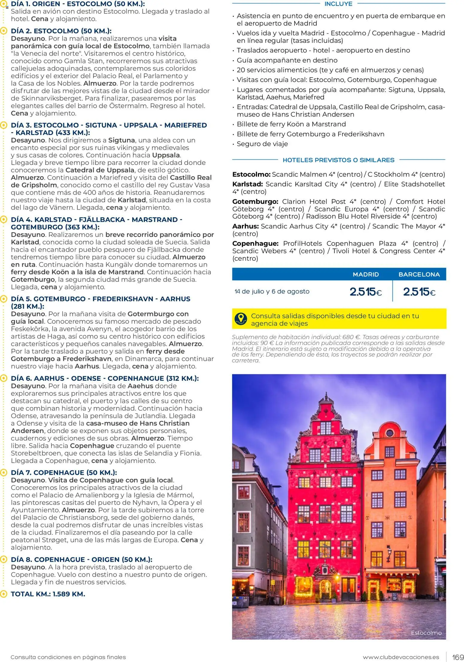 Viajes El Corte Inglés Club de Vacaciones │ válido desde el 01.02.2026 | Página: 169 | Productos: Café, Pescado, Té