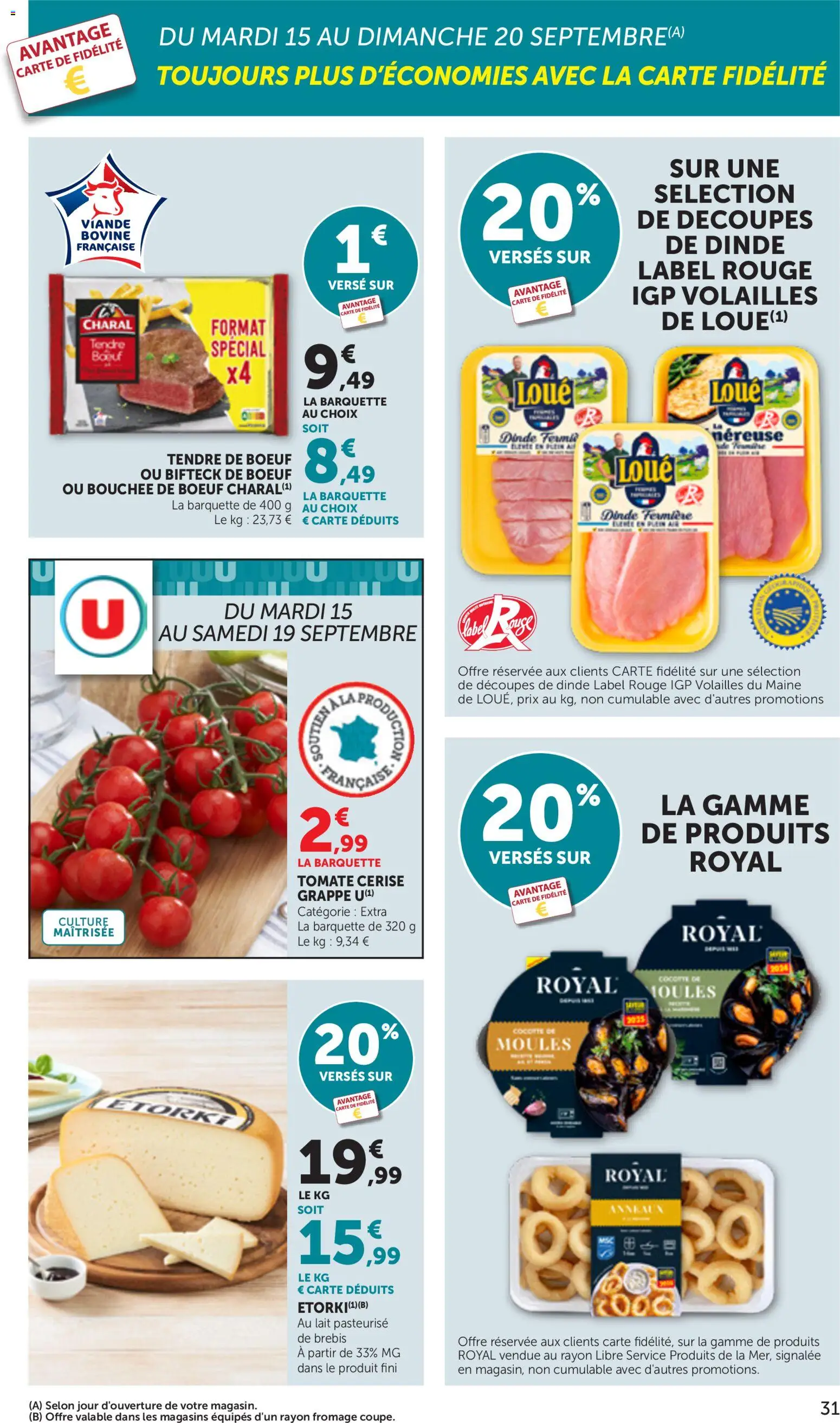 {H1} | Page: 31 | Produits: Tomate, Bifteck, Lait, Viande bovine