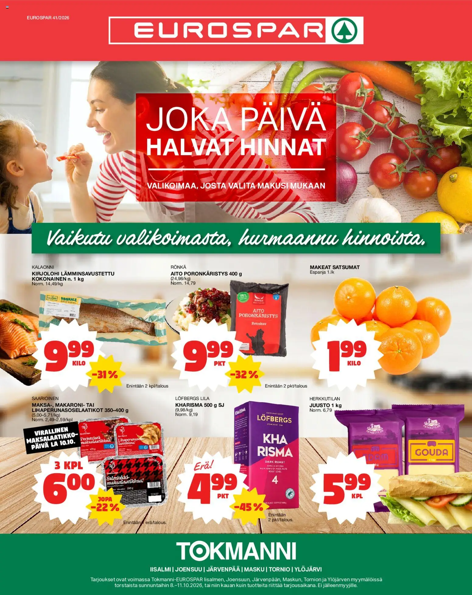 Tokmanni Eurospar – voimassa 08/10/2026 alkaen | Sivu: 1