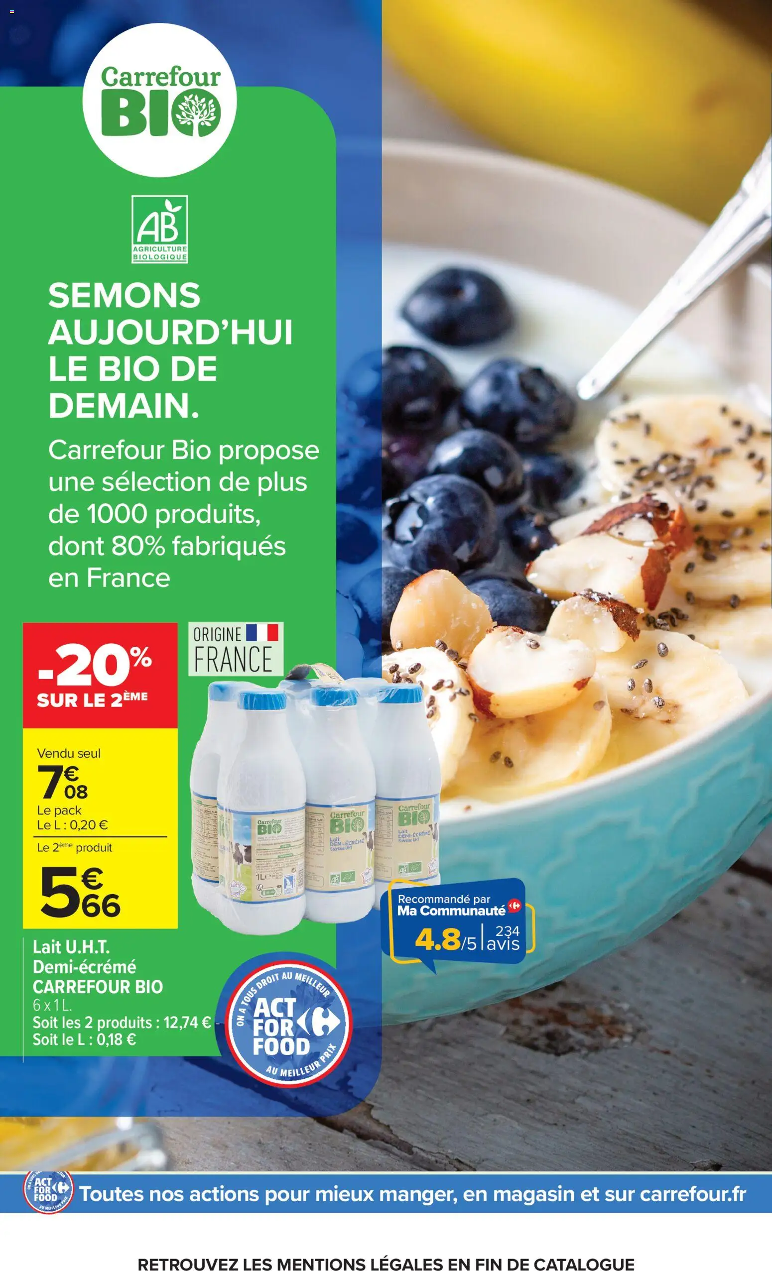{H1} | Page: 14 | Produits: Lait