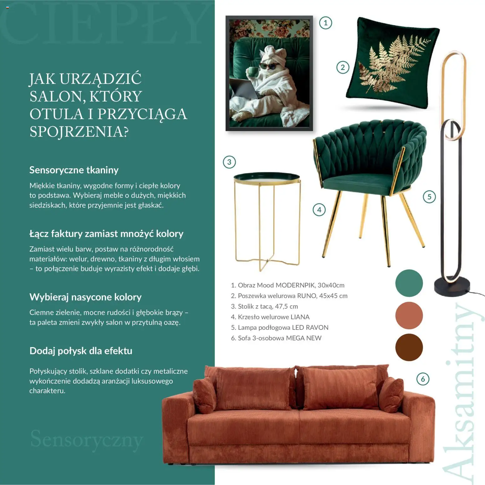 Salony Agata gazetka - Trendbook od 07.05.2026 | Strona: 20 | Produkty: Sofa, Krzesło, Lampa