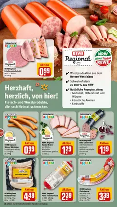 Rewe ihr Kaufpark Prospekt ab 31.08.2026 gültig | Seite: 13 | Produkte: Wiener wurstchen, Preiselbeeren, Knoblauch, Schweinefleisch