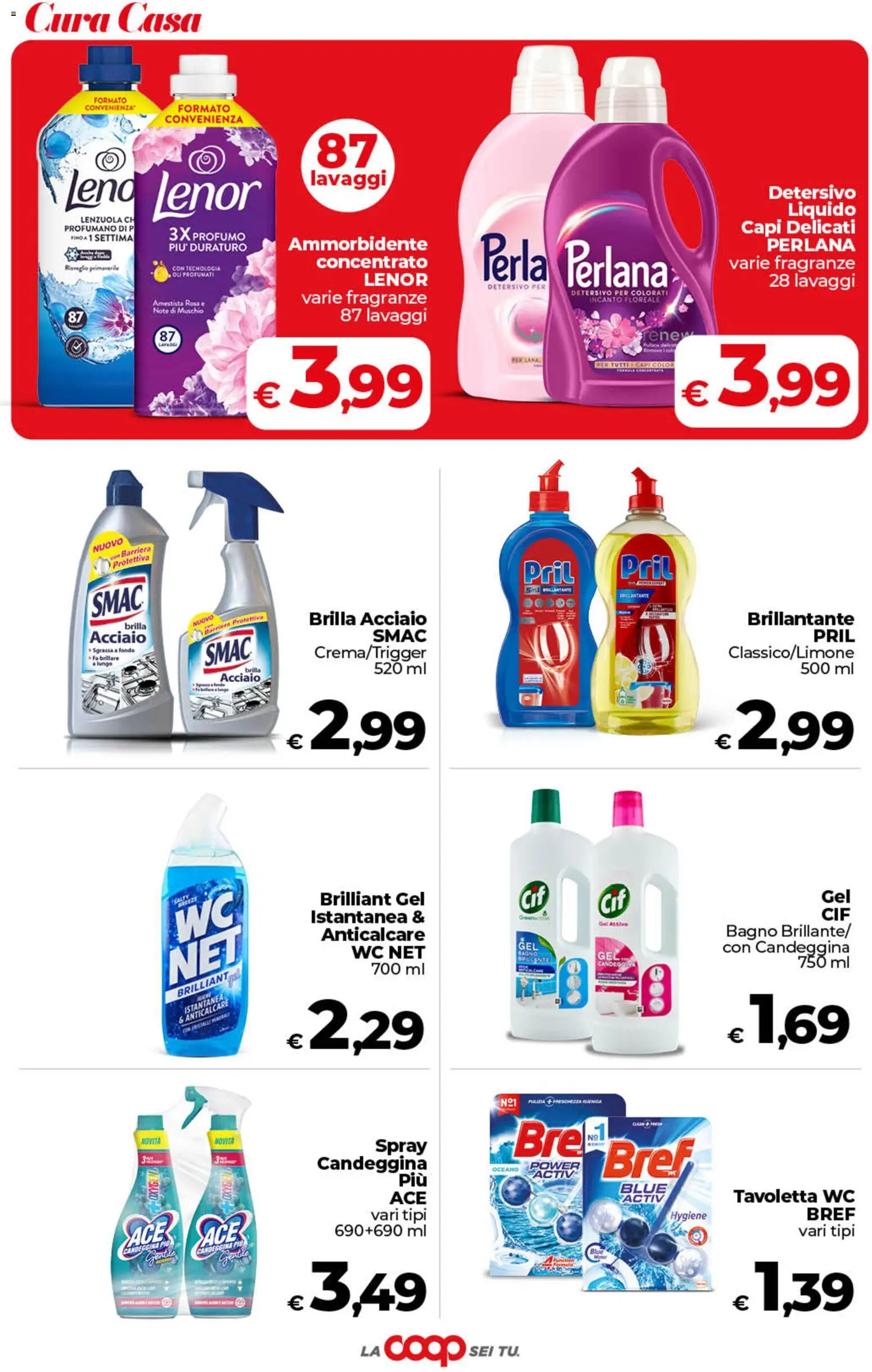 Volantino COOP del 21/08/2026 | Pagina: 42 | Prodotti: Tavoletta wc, Anticalcare, Tavoletta, WC
